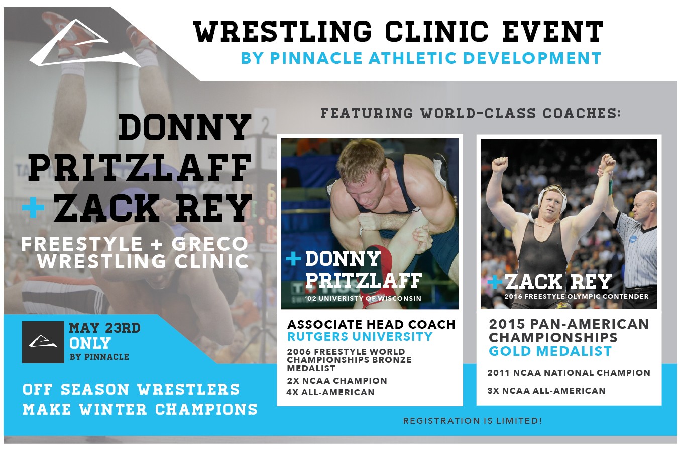 Pritzlaff and Rey Wrestling Clinic by Pinnacle