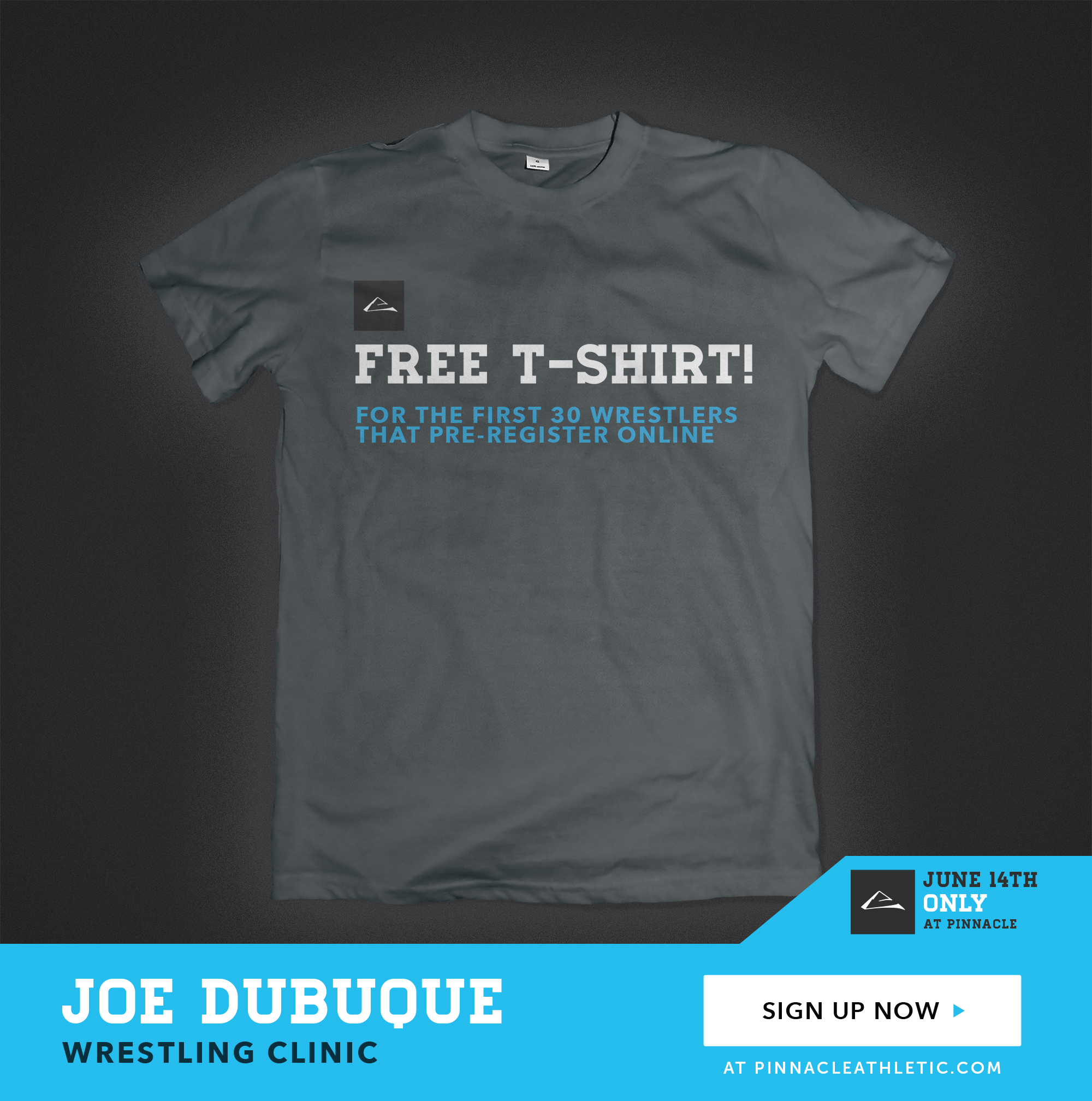 Preregister now and get a free t-shirt!